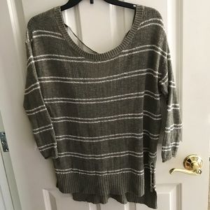 Olive Green Knit Sweater